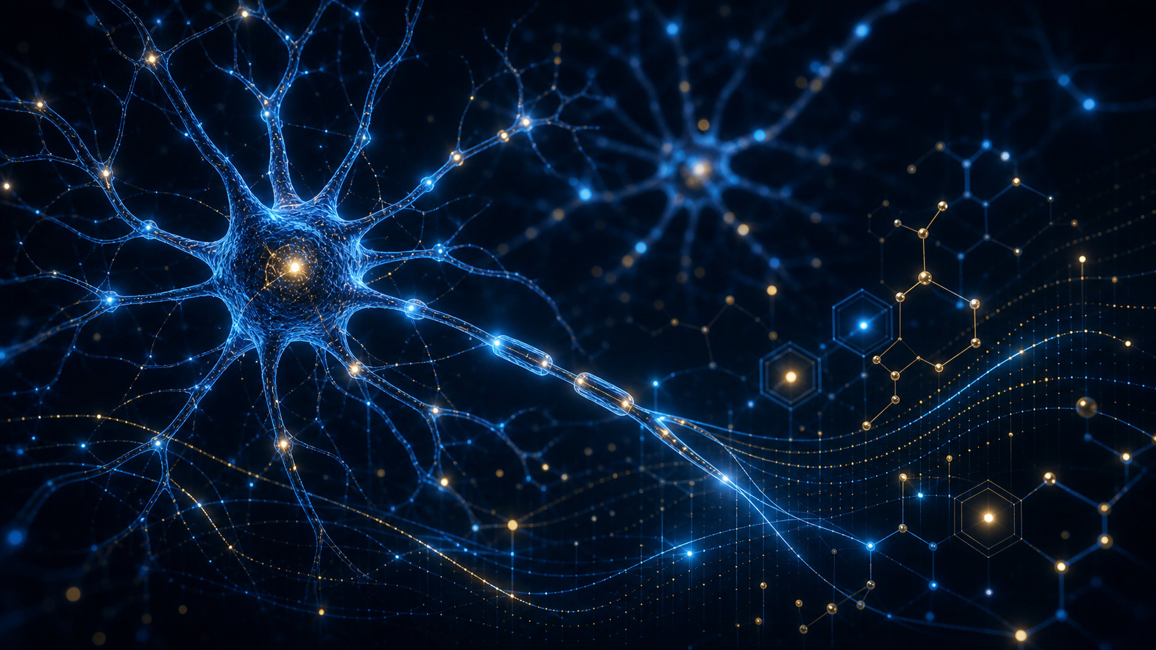 Visual de neuro y señalización de Atomic Lab